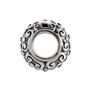 FB Jewels 925 Sterling Silver 10mmRun Bead 