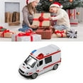 thumbnail image 3 of Alloy Ambulance Toy Car High Simulation Emergency Vehicle Toy With Light For Kids Children, 3 of 8