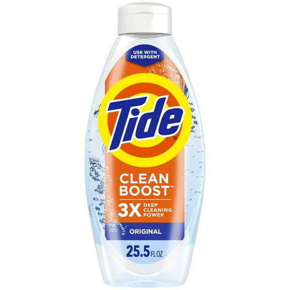 Tide Clean Boost Fabric Rinse, Removes Odors and Residues, Original Scent, 25.5 fl oz, 37 Loads