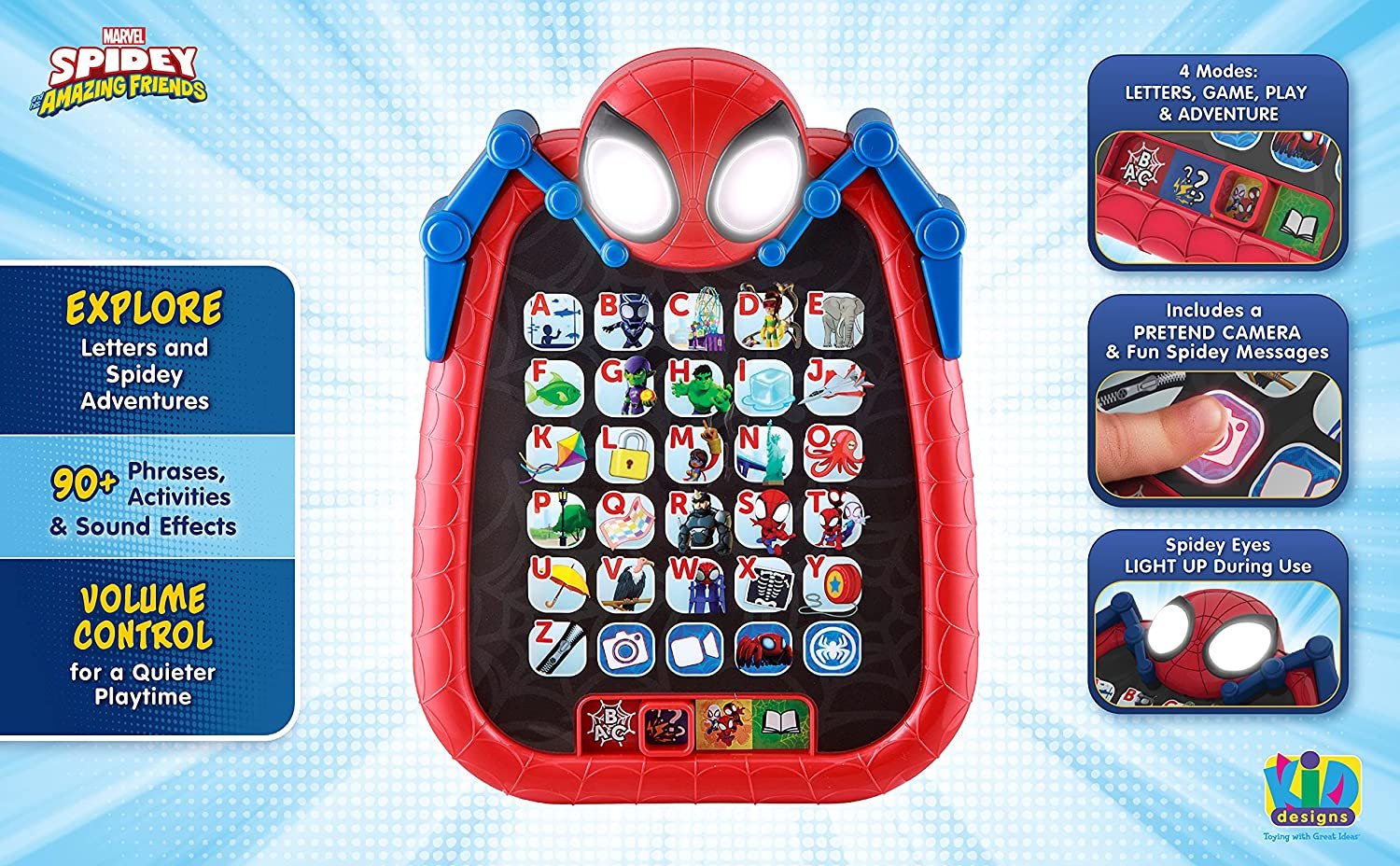 eKids Spidey and His Amazing Friends Adventure Tablet photo 6