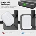 thumbnail image 2 of Soporte de Carga Inalámbrico Spigen OneTap Pro Blanco 3 en 1 MagFit 15W para iPhone y Apple Watch, 2 of 7