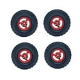 thumbnail image 4 of Colcolo 4 Pieces RC Car Tires Spare Part for MN82 B14 B16 B36 1/12 1/16 Scale RC Car Red, 4 of 8