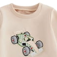 thumbnail image 5 of UAYOTSE Toddler Boy Fall Winter Outfit Embroidery Long Sleeve Sweatshirt and Pants 2-Piece Set Size 12-18 Months, 5 of 8