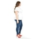 thumbnail image 2 of Blusa de corte peplum Roman Fashion /Juvenil, 1869 (Blanco) blanco 40, 2 of 5