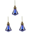 thumbnail image 4 of Masteelf 3pcs Crystal Pendant Light Ball Shaped Hanging Ornament Ceiling Fan Lamp Pendant, 4 of 8