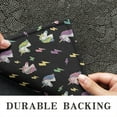 thumbnail image 6 of Black Cartoon Unicorn Lightning Pattern Door Rugs,Washable Non Slip Door Mats Indoor,Decorative Door Mats,Entry Mat Indoor for Entrance,Bedroom,Kitchen,Bathroom,17"x30", 6 of 6