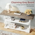 thumbnail image 5 of Tribesigns Medium Density Fiberboard Console Table, Gray, 5 of 7