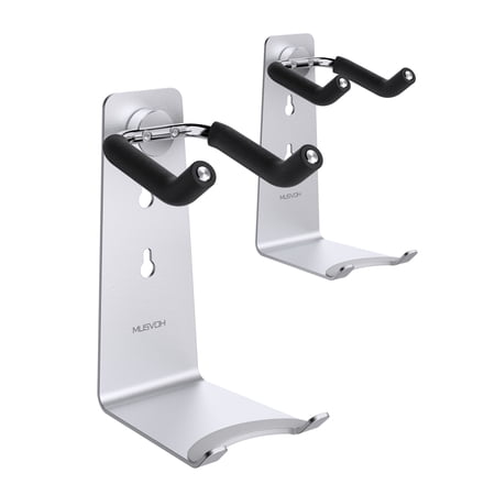 Guitar Hanger Wall Mount, Musvoh Guitar Wall Mount 2 Pack for Acoustic and Electric Guitars