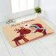 thumbnail image 1 of Decoración de Navidad y Año Nuevo, alfombra de bienvenida para puerta, suelo antideslizante para baño, estampado de ciervos de Papá Noel para el hogar, 1 of 4