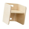 thumbnail image 4 of simhoa Montessori Weaning Chair Bookshelf Rack Kids Bedroom Step Stool with Handles, 4 of 8