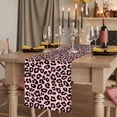 thumbnail image 2 of Table Runners 70 Inches Long Dress Scarves, Pink Black Farmhouse Coffee/Dining/Kitchen Table Decor, Holiday Table Runner, Elegant Modern Abstract Art Luxury 13x70 Inch, 2 of 9