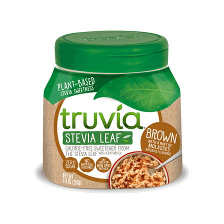 Truvia Brown Sweetener, Spoonable, Natural Calorie Free, 9.8 oz Jar