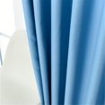 thumbnail image 6 of Axioma BLOCKOUT EYELET CURTAIN PANEL WINDOW DRAPE VALANCE EASY CARE Blue 100x130cm, 6 of 10