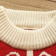 thumbnail image 6 of Staki Christmas Sweater for Boys Toddler Baby Boy Christmas Sweater Letter Embroidery Pullover Sweatshirt Knitwear Infant Fall Winter Clothes(Red,7-8 Years), 6 of 8