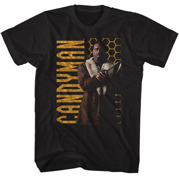 Candyman Honeycomb Black Adult T-Shirt