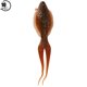 thumbnail image 1 of 10 unids/lote Artificial 13,5 cm cebo blando de pesca accesorio de Señuelos de Pesca similares a peces (marrón oscuro), 1 of 8