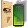thumbnail image 1 of ccwmincc [3-PACK] Privacy Screen Protector Compatible with Motorola (MOTO G7 Power) [Tempered Glass] [Anti Spy] Screen Protector with Lifetime Replacement, 1 of 1