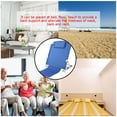 thumbnail image 3 of Dossier d'Invalidité, Pliable Portable en Acier Inoxydable Angle Incliné Réglable Support de Dos pour Lit de Plage pour Personnes Âgées avec Accoudoir pour Lit Sol Voyage, 3 of 7