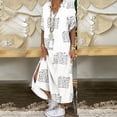 thumbnail image 2 of Robes Florales pour Femmes Robe Tunique Ample Décontractée à Manches Courtes Robes Florales Robe Midi Robes Midi pour Femmes Robe Florale pour Femmes Robes Décontractées pour Femmes, 2 of 8