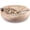 Beige, variant on TrendMallOasis Machine Washable Calming Pet Bed, 23" Round Donut Bed for Dogs & Cats