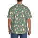 thumbnail image 3 of Balery Mushrooms Gnome Camisa Casual de Manga Corta con Botones para Hombre, Texturizada, Estilo Cubano, para Playa, Verano-Small, 3 of 5