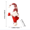 thumbnail image 3 of PEONAVET Couverture de Porte de Noël Rideau Père Noël Boucle Sans Visage Poupée Rideau de Porte Corde de Liaison Poupée en Peluche Inventive Boucle Décorative Décorations de Noël, 3 of 8