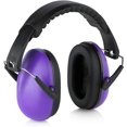 thumbnail image 3 of Hearing Protection and Noise Reduction Earmuffs - Lightweight, Adjustable and Foldable NRR 20dB Safety Ear Protection for Shooting, Heavy Machinery Work and Hunting Fits Adults and Kids, Purple, 3 of 9