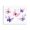 Blue Pink Butterflies, variant on Stupell Industries Eclectic Blue and Pink Butterflies Canvas Art, 20 x 16, by Creative Studio