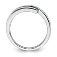 thumbnail image 2 of Auriga Fine Jewelry 14K White Gold Emerald 4-stone Ring for Women Size- 7, 2 of 6