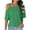 Green, variant on Womens Off Shoulder Summer Tops Short Sleeve Casual T Shirt Loose Fit Comfy T Shirts Fashion Tops 2025 S,Navy