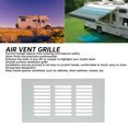thumbnail image 3 of Air Vent Grille Aluminum Alloy Silver Heat Dissipation Ventilation Cover for Closet RV, 3 of 7