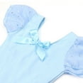 thumbnail image 4 of ZACPNCV Ballet Leotards for Girls Toddler Dance Leotards Short Short Sleeve Skirt Ballerina Outfits Light Blue 2-3 Years, 4 of 8