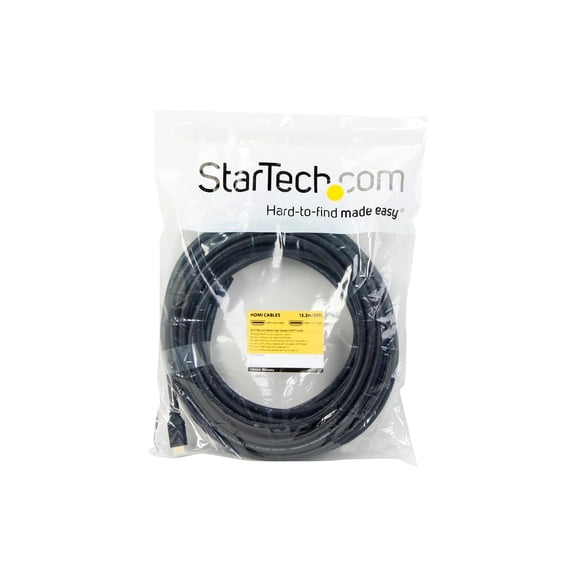 StarTech.com 50 ft 15m Plenum-Rated High Speed HDMI Cable – Ultra HD 4k x 2k HDMI Cable - HDMI to HDMI M/M
