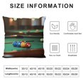 thumbnail image 5 of Autua  Billiard Print Decor Pillow Covers,Soft Square Cushion Covers Perfect for Sofa,Living Room,Seasonal Decor 20x20in, 5 of 5