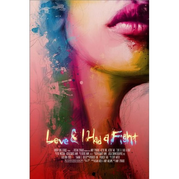AB Posters Love And I Had A Fight Poster 11Inx17In Mini Poster 11x17 poster Color Category: Multi, Unframed, Ages: Adults
