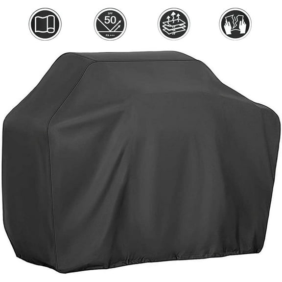 Fangsheng 67-inch Waterproof Heavy Duty Gas BBQ Grill Cover, Weather-Resistant, Black