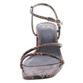 thumbnail image 2 of Marc Fisher LTD Womens Jiny 2 Leather Dress Sandals Brown 9.5 Medium (B,M), 2 of 3
