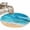 Teal, variant on Purple Coastal Beach Area Rugs 2.7'x5', Washable Small Throw Rugs for Kitchen Bedroom, Summer Nautical Ocean Beige Seaside Indoor Outdoor Rug Non-Slip Low Pile Carpet Runner Reversible Floor Mats