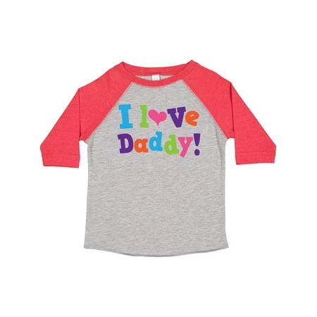 

Inktastic I Love Daddy Girls Gift Toddler Toddler Girl T-Shirt