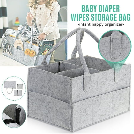 Baby Diaper Caddy Diaper Organizer Nursery Storage Bin for Diapers and Baby Wipes