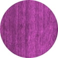 thumbnail image 1 of Ahgly Company Indoor Round Abstract Pink Contemporary Area Rugs, 8' Round, 1 of 4