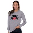 thumbnail image 5 of Hot Mom Funny Best Cool Mothers Day Women's Long Sleeve T Shirt Brisco Brands M, 5 of 6