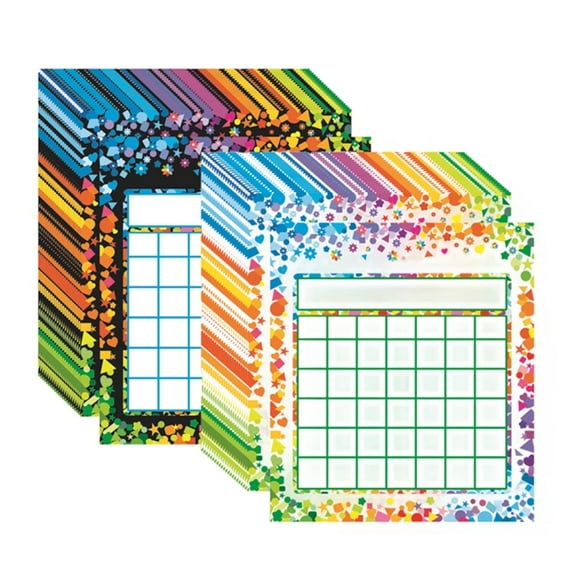 50 Pack Reward Charts,Incentive Chart for Classroom,Students' Classroom Incentive Chart,Classroom Teaching Incentive Table,Home Behavior Chart for Kids Students (Colorful)