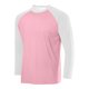 thumbnail image 1 of pstuiky camisa de manga larga para hombre, Camisa deportiva transpirable de manga larga raglán con cuello redondo para hombre, de color sólido camisetas de hombre xxl, 1 of 2