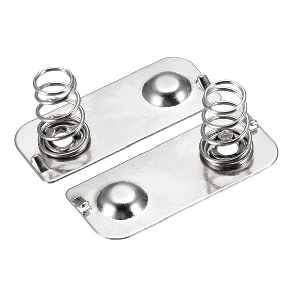 Placa de resorte de batería, contacto de batería AA, placa de níquel, 23.5mmx10mm, 20 piezas