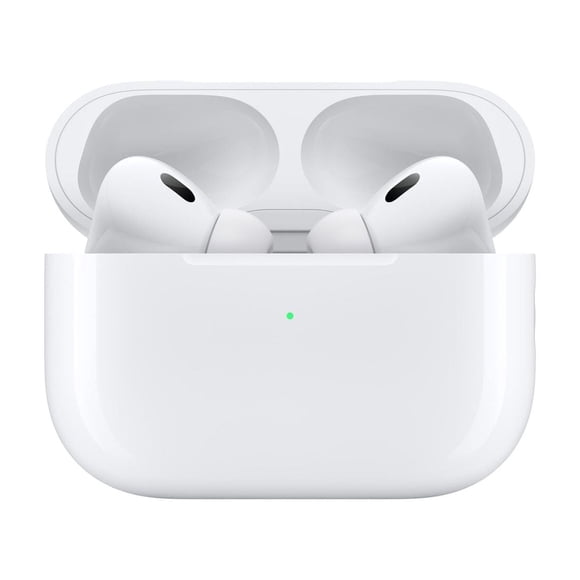 Apple AirPods Pro (2nd generation) Noise Cancelling True Wireless Earbuds (Lightning) with Silicon Case included – Refurbished – Fair