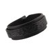 thumbnail image 5 of Brazalete de pulsera de múltiples capas de cuero en relieve Negro Sunnimix, 5 of 8
