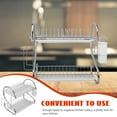thumbnail image 6 of Soimiss Dish and Bowl Storage Rack Stainless Steel 1Pcs, 6 of 6