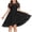 Black, variant on CYRBOKO Girls Dresses, Casual Summer A-line Holiday Kids Dresses Army Green Size 15-16 T