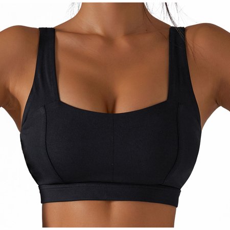 

LWZWM Womens Tops Fall Business Pullover Yoga Clothes Running Sports Bra One Shoulder Vest Tops Black M